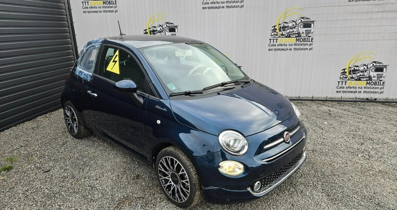 Fiat 500 cena 34800 przebieg: 6999, rok produkcji 2022 z Żywiec małe 277